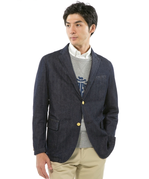 J.PRESS（ジェイプレス）の「CANTON スラブセルビッチデニム メタル