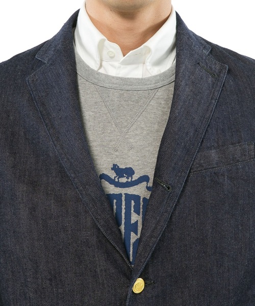 J.PRESS（ジェイプレス）の「CANTON スラブセルビッチデニム メタル