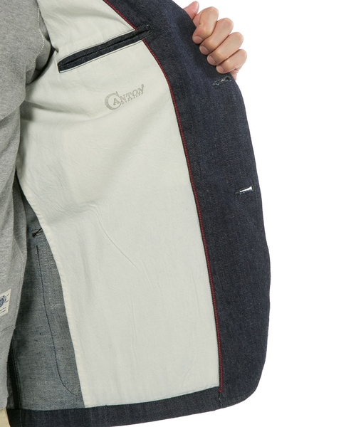 J.PRESS（ジェイプレス）の「CANTON スラブセルビッチデニム メタル