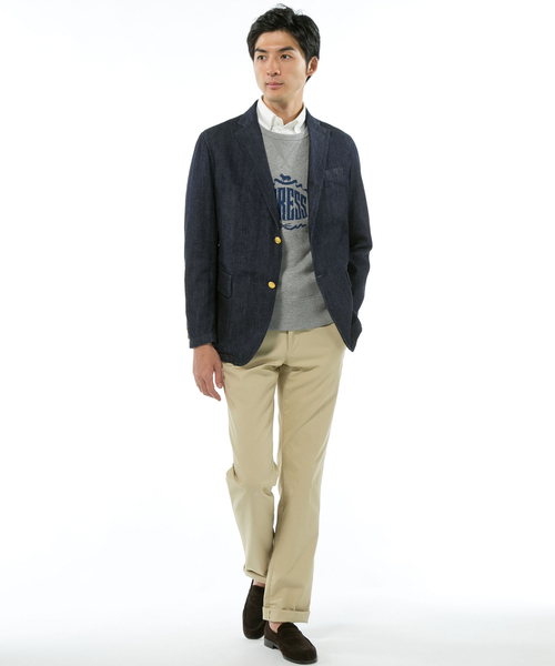 J.PRESS（ジェイプレス）の「CANTON スラブセルビッチデニム メタル
