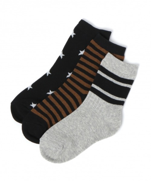 GLOBAL WORK(グローバルワーク)の「【キッズ】ボーイズクルーソックス3P/863006(ソックス/靴下・キッズ・その他1/その他2・SMALL/MEDIUM/LARGE)」の2枚目の写真