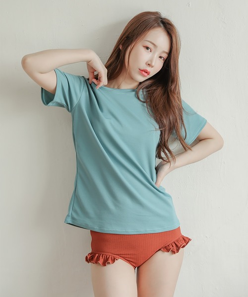 セール】水着Tシャツ体型カバー半袖シャツ（水着）｜Lace Ladies