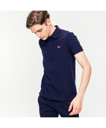 モノグラムジャカード半袖ポロシャツ（ポロシャツ）｜LACOSTE
