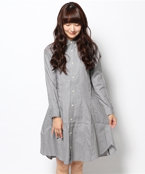 BEAMS BOY（ビームスボーイ）の「BEAMS BOY / チドリ&グレン アンブレラ ワンピース（シャツワンピース・レディース・その他1/その他2・ONE SIZE）」の2枚目の写真