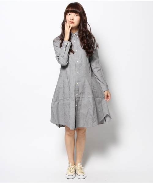 BEAMS BOY（ビームスボーイ）の「BEAMS BOY / チドリ&グレン アンブレラ ワンピース（シャツワンピース・レディース・その他1/その他2・ONE SIZE）」の7枚目の写真