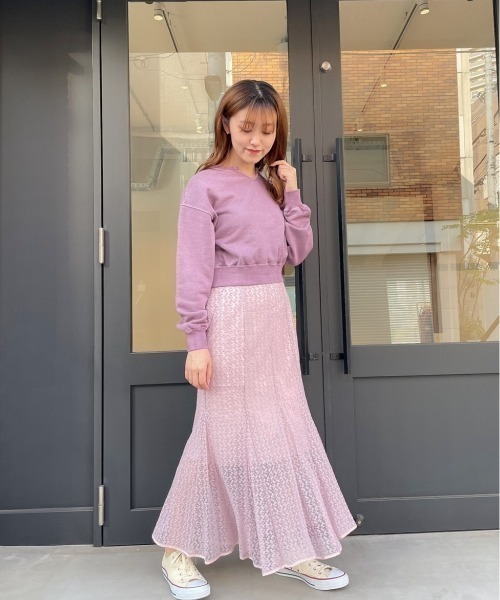 ME COUTURE（ミークチュール）の「フローラエンブロイダリースカート 
