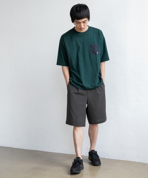LOWRYS FARM（ローリーズファーム）の「ＧＥＲＲＹキリカエＳ／Ｓ　889670（Tシャツ/カットソー・メンズ・ネイビー/オフホワイト/グリーン・MEDIUM/LARGE）」の8枚目の写真
