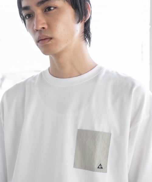 LOWRYS FARM（ローリーズファーム）の「ＧＥＲＲＹキリカエＳ／Ｓ　889670（Tシャツ/カットソー・メンズ・ネイビー/オフホワイト/グリーン・MEDIUM/LARGE）」の10枚目の写真