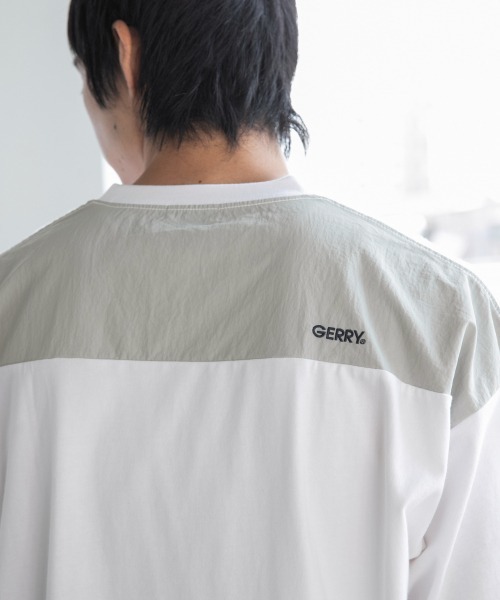 LOWRYS FARM（ローリーズファーム）の「ＧＥＲＲＹキリカエＳ／Ｓ　889670（Tシャツ/カットソー・メンズ・ネイビー/オフホワイト/グリーン・MEDIUM/LARGE）」の11枚目の写真