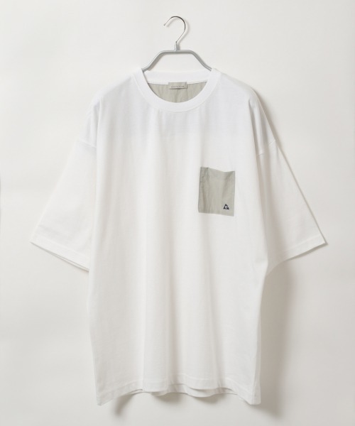 LOWRYS FARM（ローリーズファーム）の「ＧＥＲＲＹキリカエＳ／Ｓ　889670（Tシャツ/カットソー・メンズ・ネイビー/オフホワイト/グリーン・MEDIUM/LARGE）」の16枚目の写真