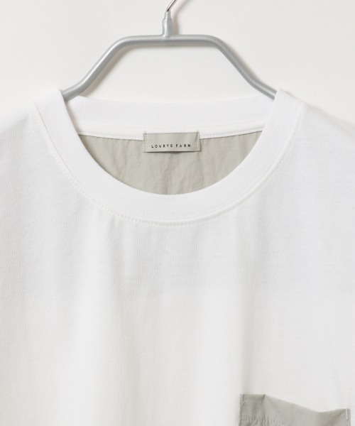 LOWRYS FARM（ローリーズファーム）の「ＧＥＲＲＹキリカエＳ／Ｓ　889670（Tシャツ/カットソー・メンズ・ネイビー/オフホワイト/グリーン・MEDIUM/LARGE）」の22枚目の写真