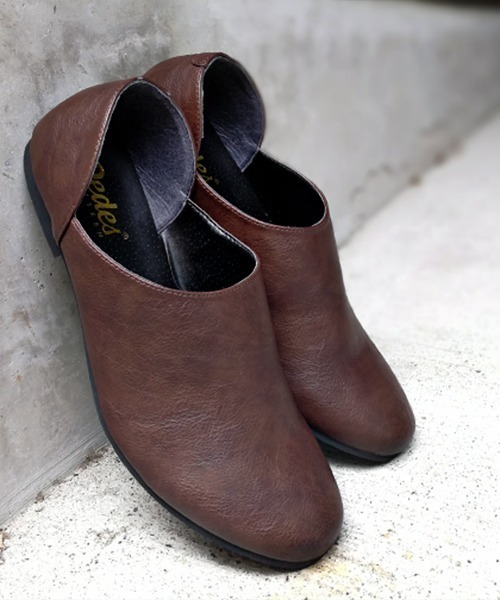 Dedes（デデス）の「Dedes / アンティークスリッポンバブーシュ(5228)（スリッポン・メンズ・ホワイト/ブラック/ダークブラウン/ベージュ/ネイビー/ブラウン/カーキ/キャメル/ワイン・44/41/42/43/40）」の3枚目の写真