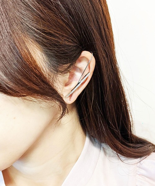 coutellerie & bijoux 片耳用ピアス K18/Pt「トビア」ピアス(片耳用)｜【オレフィーチェ】Orefice