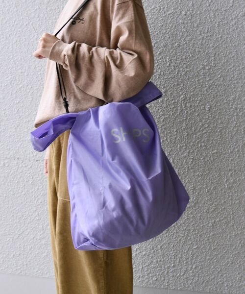 SHIPS（シップス）の「NEWパッカブルエコバッグ◇（エコバッグ/サブバッグ・レディース・ホワイト/ブラック/ネイビー/ブラウン/ラベンダー/ピンク系その他/オリーブ・ONE SIZE）」の6枚目の写真