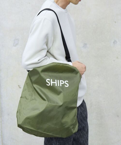 SHIPS（シップス）の「NEWパッカブルエコバッグ◇（エコバッグ/サブバッグ・レディース・ホワイト/ブラック/ネイビー/ブラウン/ラベンダー/ピンク系その他/オリーブ・ONE SIZE）」の4枚目の写真