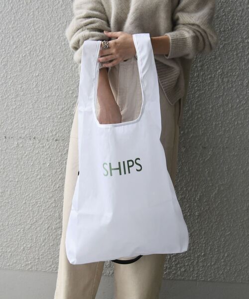 SHIPS（シップス）の「NEWパッカブルエコバッグ◇（エコバッグ/サブバッグ・レディース・ホワイト/ブラック/ネイビー/ブラウン/ラベンダー/ピンク系その他/オリーブ・ONE SIZE）」の15枚目の写真