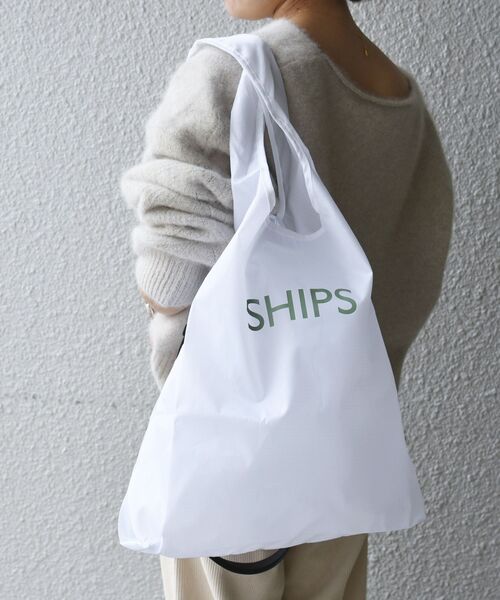 SHIPS（シップス）の「NEWパッカブルエコバッグ◇（エコバッグ/サブバッグ・レディース・ホワイト/ブラック/ネイビー/ブラウン/ラベンダー/ピンク系その他/オリーブ・ONE SIZE）」の16枚目の写真