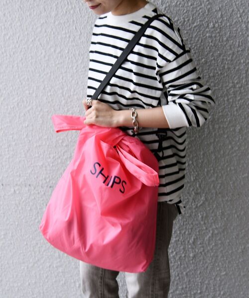 SHIPS（シップス）の「NEWパッカブルエコバッグ◇（エコバッグ/サブバッグ・レディース・ホワイト/ブラック/ネイビー/ブラウン/ラベンダー/ピンク系その他/オリーブ・ONE SIZE）」の21枚目の写真