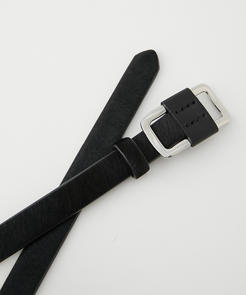AZUL by moussy（アズールバイマウジー）の「SIMPLE FLEXIBLE BELT/シンプルフレキシブルベルト（ベルト・レディース・ブラック/ブラウン系その他・FREE）」の8枚目の写真