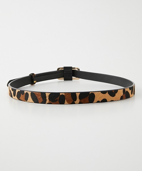 AZUL by moussy（アズールバイマウジー）の「SIMPLE FLEXIBLE BELT/シンプルフレキシブルベルト（ベルト・レディース・ブラック/ブラウン系その他・FREE）」の6枚目の写真