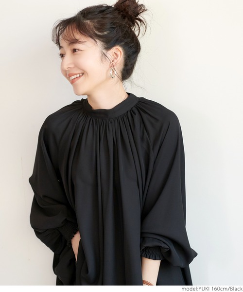 coca(coca)(コカ)の「2wayボウタイブラウス(シャツ/ブラウス・レディース・ブラック/アイボリー・ONE SIZE)」の15枚目の写真