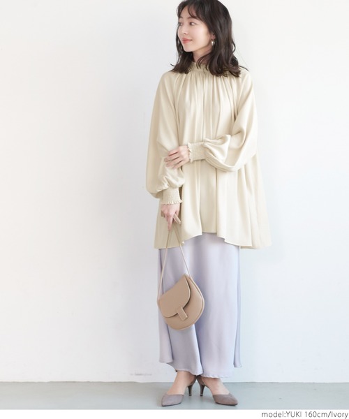 coca(coca)(コカ)の「2wayボウタイブラウス(シャツ/ブラウス・レディース・ブラック/アイボリー・ONE SIZE)」の18枚目の写真