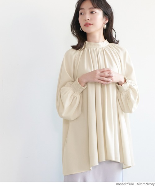 coca(coca)(コカ)の「2wayボウタイブラウス(シャツ/ブラウス・レディース・ブラック/アイボリー・ONE SIZE)」の14枚目の写真