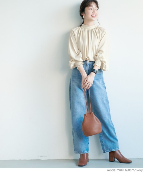 coca(coca)(コカ)の「2wayボウタイブラウス(シャツ/ブラウス・レディース・ブラック/アイボリー・ONE SIZE)」の10枚目の写真