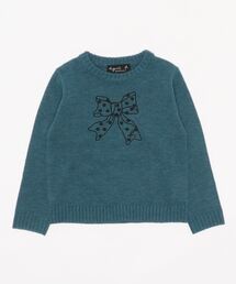 agnes b.（アニエスベー）の「LV84 E PULL キッズ リボンモチーフニットプルオーバー（ニット/セーター・キッズ）」