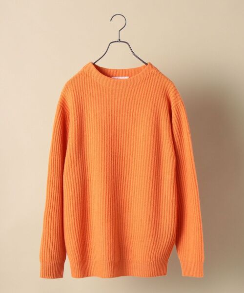 SHIPS(シップス)の「SHIPS: カシミヤ 両畔編み ボトルネック ニット プルオーバー(ニット/セーター・メンズ・ネイビー/ブラウン/マスタード・SMALL/MEDIUM/LARGE/X-LARGE)」の3枚目の写真