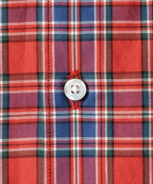 BEAUTY&YOUTH UNITED ARROWS(ビューティーアンドユースユナイテッドアローズ)の「BY オックスフォード タータンチェックシャツ ◆(シャツ/ブラウス・メンズ・ホワイト/レッド/ブラック・LARGE/X-SMALL/X-LARGE/SMALL/MEDIUM)」の4枚目の写真