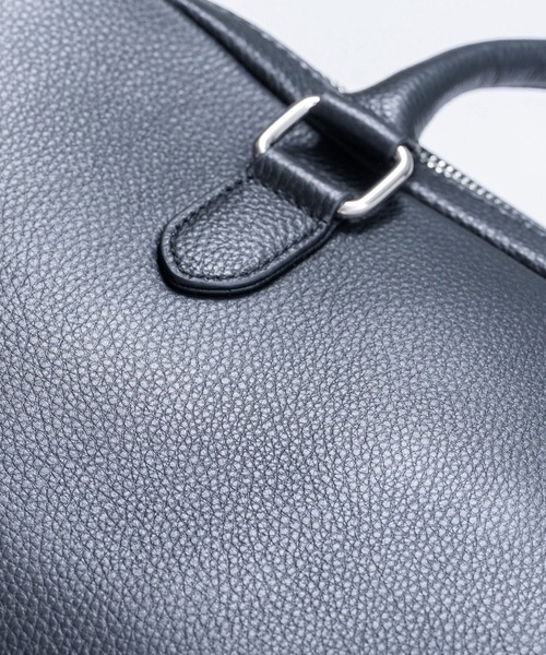 MURA（ムラ）の「薄型 ダブルジッパー シュリンクレザー ビジネス ブリーフケース（ビジネスバッグ・メンズ・ブラック/キャメル/ネイビー・FREE）」の19枚目の写真