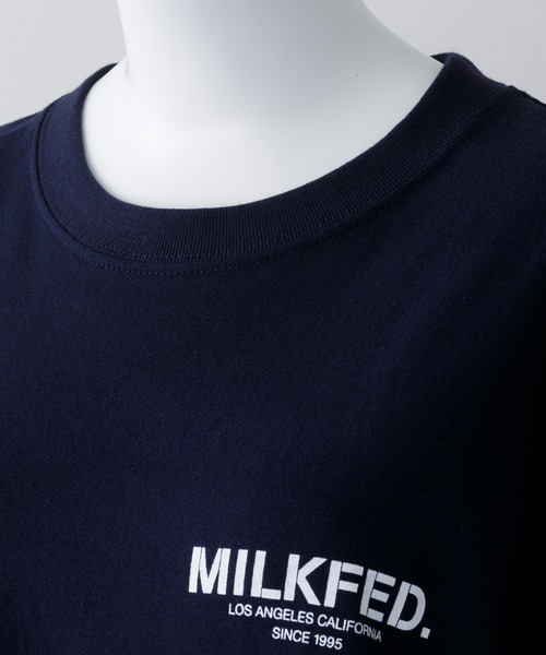 MILKFED.（ミルクフェド）の「SS TEE STRAWBERRY（Tシャツ/カットソー・レディース・ホワイト/ブラック/ネイビー・ONE SIZE）」の5枚目の写真