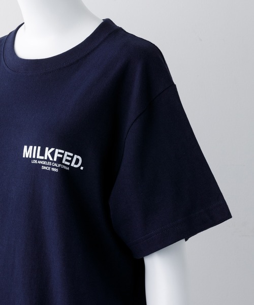 MILKFED.（ミルクフェド）の「SS TEE STRAWBERRY（Tシャツ/カットソー・レディース・ホワイト/ブラック/ネイビー・ONE SIZE）」の4枚目の写真