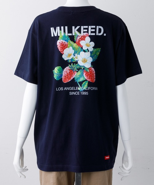 MILKFED.（ミルクフェド）の「SS TEE STRAWBERRY（Tシャツ/カットソー・レディース・ホワイト/ブラック/ネイビー・ONE SIZE）」の11枚目の写真