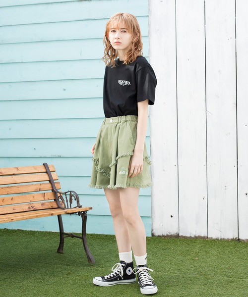 MILKFED.（ミルクフェド）の「SS TEE STRAWBERRY（Tシャツ/カットソー・レディース・ホワイト/ブラック/ネイビー・ONE SIZE）」の19枚目の写真