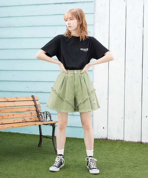 MILKFED.（ミルクフェド）の「SS TEE STRAWBERRY（Tシャツ/カットソー・レディース・ホワイト/ブラック/ネイビー・ONE SIZE）」の18枚目の写真