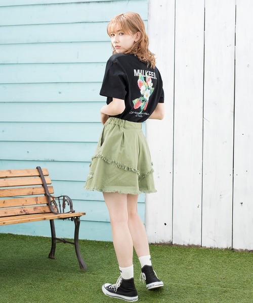 MILKFED.（ミルクフェド）の「SS TEE STRAWBERRY（Tシャツ/カットソー・レディース・ホワイト/ブラック/ネイビー・ONE SIZE）」の17枚目の写真