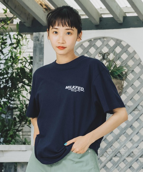 MILKFED.（ミルクフェド）の「SS TEE STRAWBERRY（Tシャツ/カットソー・レディース・ホワイト/ブラック/ネイビー・ONE SIZE）」の22枚目の写真