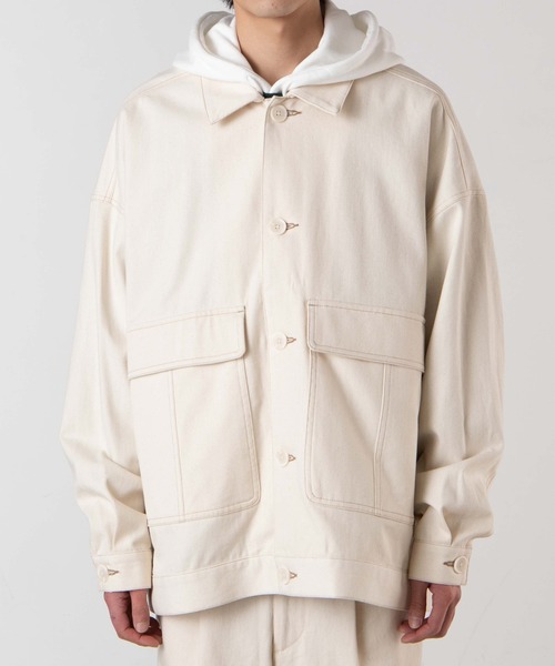 WEGO（ウィゴー）の「WEGO/【セットアップ対応商品】SKATERSカバーオール（カバーオール・メンズ・グリーン/ブラウン/キナリ・MEDIUM/LARGE）」の5枚目の写真