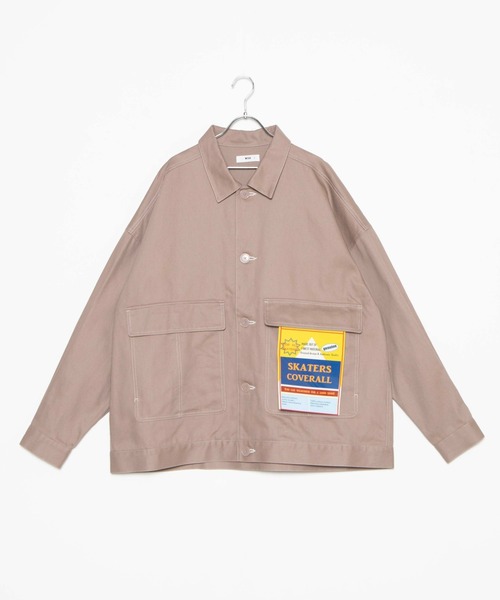 WEGO（ウィゴー）の「WEGO/【セットアップ対応商品】SKATERSカバーオール（カバーオール・メンズ・グリーン/ブラウン/キナリ・MEDIUM/LARGE）」の10枚目の写真