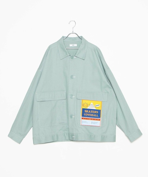 WEGO（ウィゴー）の「WEGO/【セットアップ対応商品】SKATERSカバーオール（カバーオール・メンズ・グリーン/ブラウン/キナリ・MEDIUM/LARGE）」の11枚目の写真