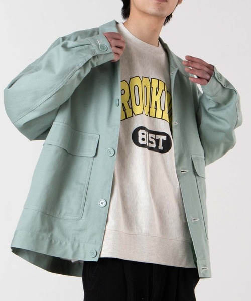 WEGO（ウィゴー）の「WEGO/【セットアップ対応商品】SKATERSカバーオール（カバーオール・メンズ・グリーン/ブラウン/キナリ・MEDIUM/LARGE）」の9枚目の写真