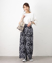 レーヨンワイドパンツ