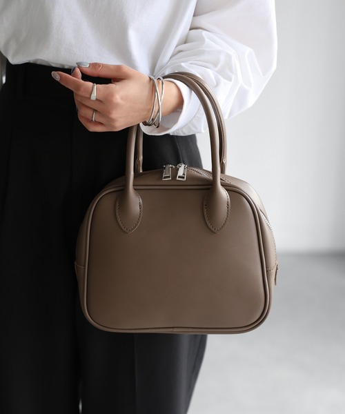 セール】ミニスクエアボストンバッグ（ショルダーバッグ）｜Riberry