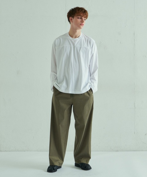 Lui's(ルイス)の「キュプラサテンリラックスパンツ(スラックス・メンズ・ブラック/ライトグレー/オリーブ・SMALL/MEDIUM)」の21枚目の写真