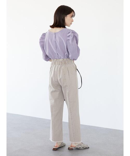 ELENCARE DUE(エレンカーレデュエ)の「・ELENCARE DUE ツイルセンターシームパンツ*(その他パンツ・レディース・ベージュ/グリーン/オフホワイト/ラベンダー・FREE)」の20枚目の写真