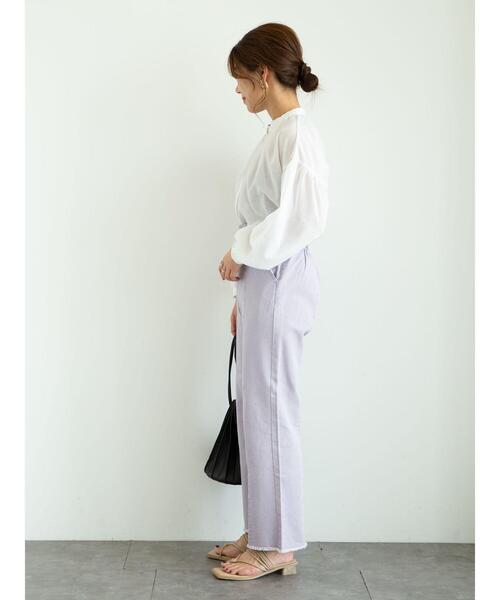 ELENCARE DUE(エレンカーレデュエ)の「・ELENCARE DUE ツイルセンターシームパンツ*(その他パンツ・レディース・ベージュ/グリーン/オフホワイト/ラベンダー・FREE)」の22枚目の写真