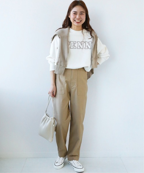 JOURNAL STANDARD relume（ジャーナルスタンダード　レリューム）の「ベイカーパンツ◆（その他パンツ・レディース・ベージュ/カーキ・36/38/40）」の6枚目の写真