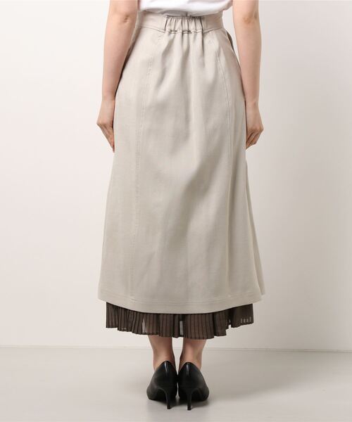 LILY BROWN（リリーブラウン）の「プリーツコンビタックスカート（スカート・レディース・アイボリー・0/1）」の17枚目の写真